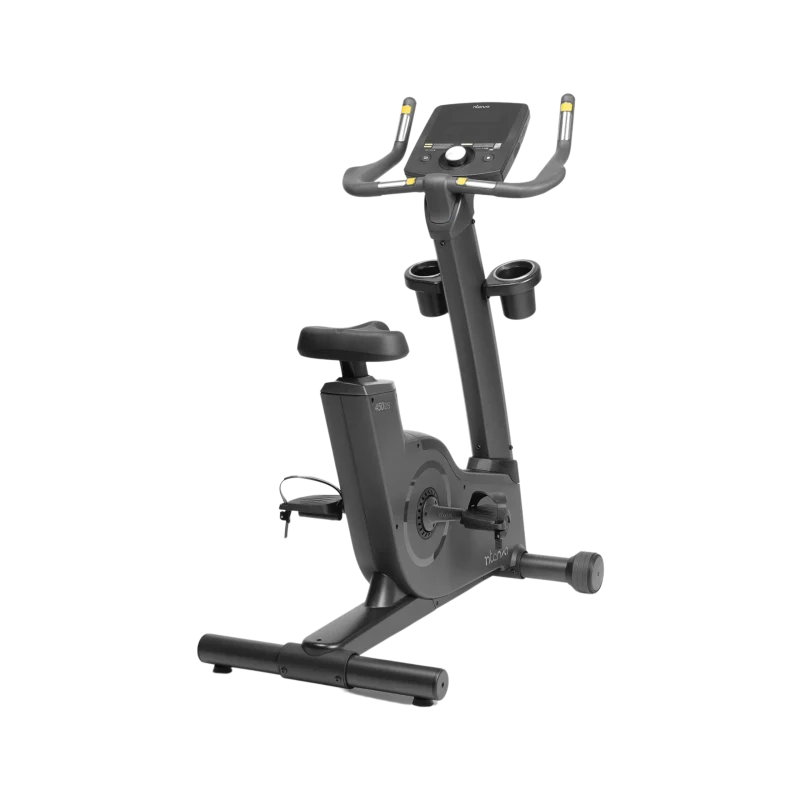 Close-up of the Intenza 450UBi2S Winteractive console, showing workout options in English, ideal for users in Abu Dhabi and across the UAE looking for exercise bikes.