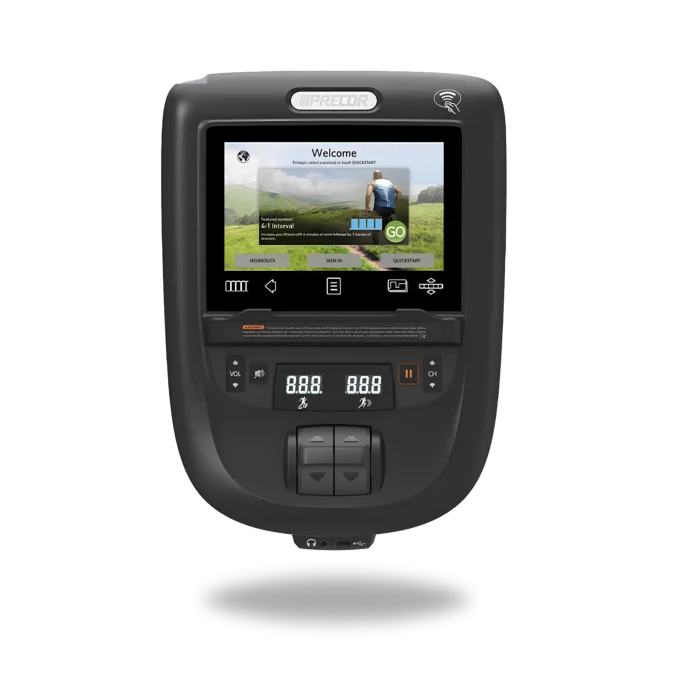 Custom-Designed Handlebars with Heart Rate Sensors on Precor UBK 865 - UAE