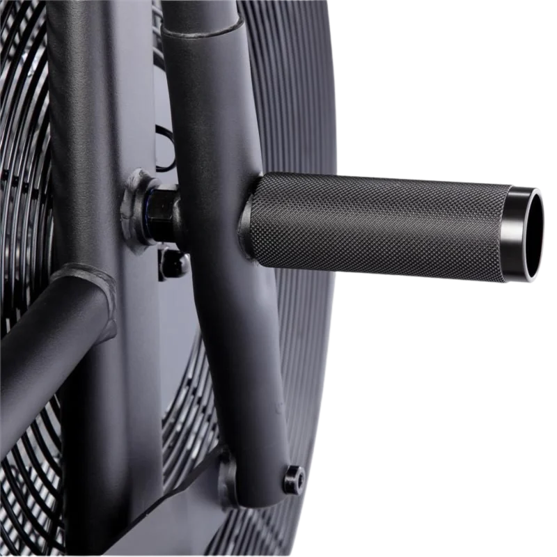 Home Main 24 Close-up of the Yanre YAB100 Air Bike's adjustable seat and handlebars, highlighting its customization options for users in Abu Dhabi and throughout the UAE.