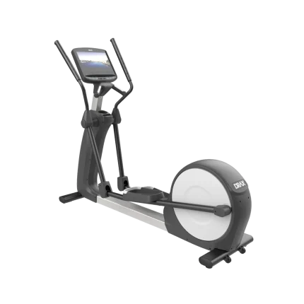 Drax DE6X Elliptical in a modern Dubai home gym setting, showcasing its sleek design and space-saving footprint, perfect for fitness enthusiasts in the UAE.