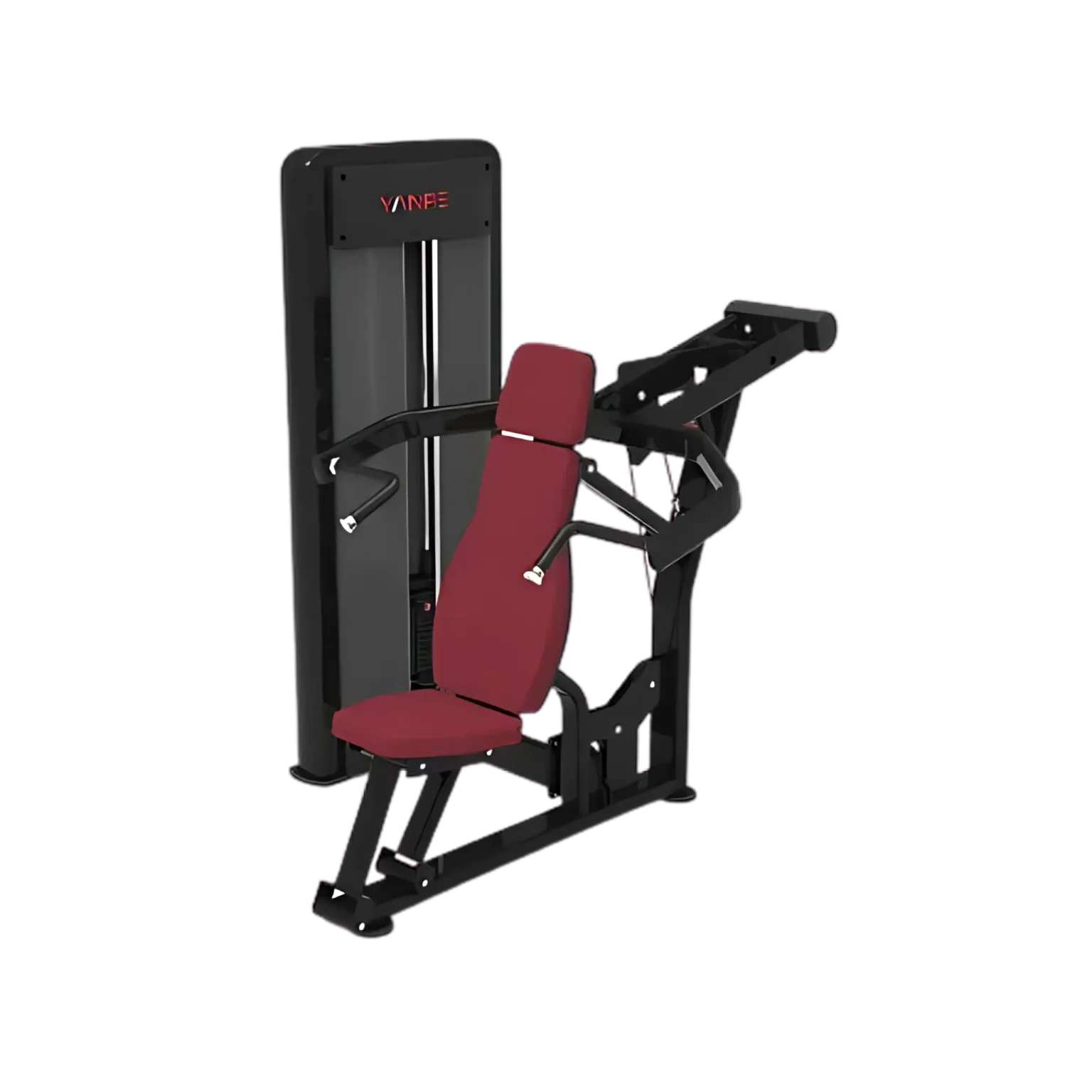 Commercial Shoulder & Chest Press Machine in a Dubai gym setting, highlighting its dual-function design and robust construction, ideal for fitness centers in the UAE.