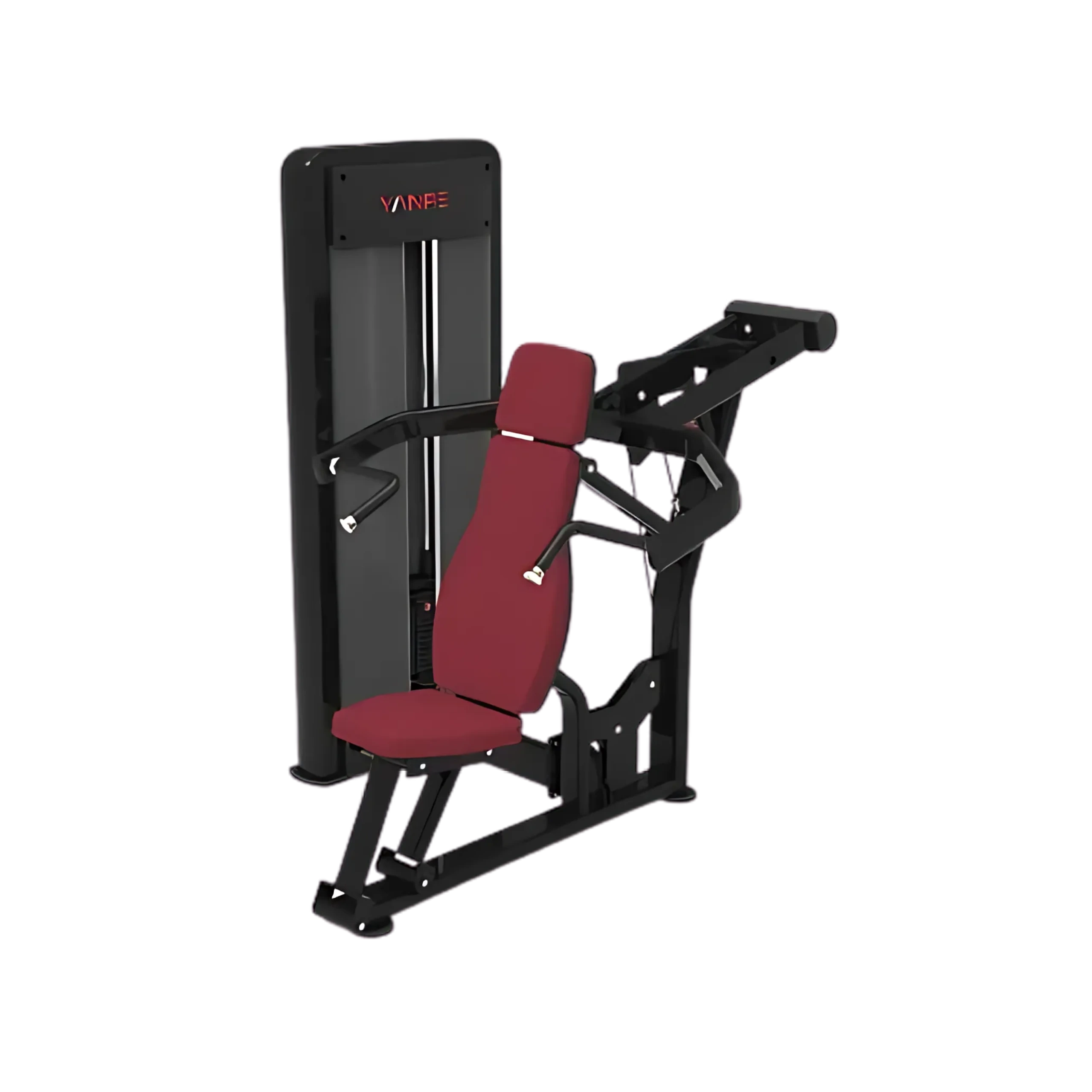shoulder_chest_press_machine Commercial Shoulder & Chest Press Machine in a Dubai gym setting, highlighting its dual-function design and robust construction, ideal for fitness centers in the UAE.
