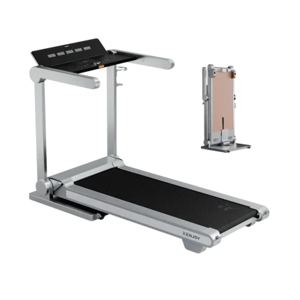 XJ‑XT11 treadmill UAE voice-controlled metallic paint leather fitness machine