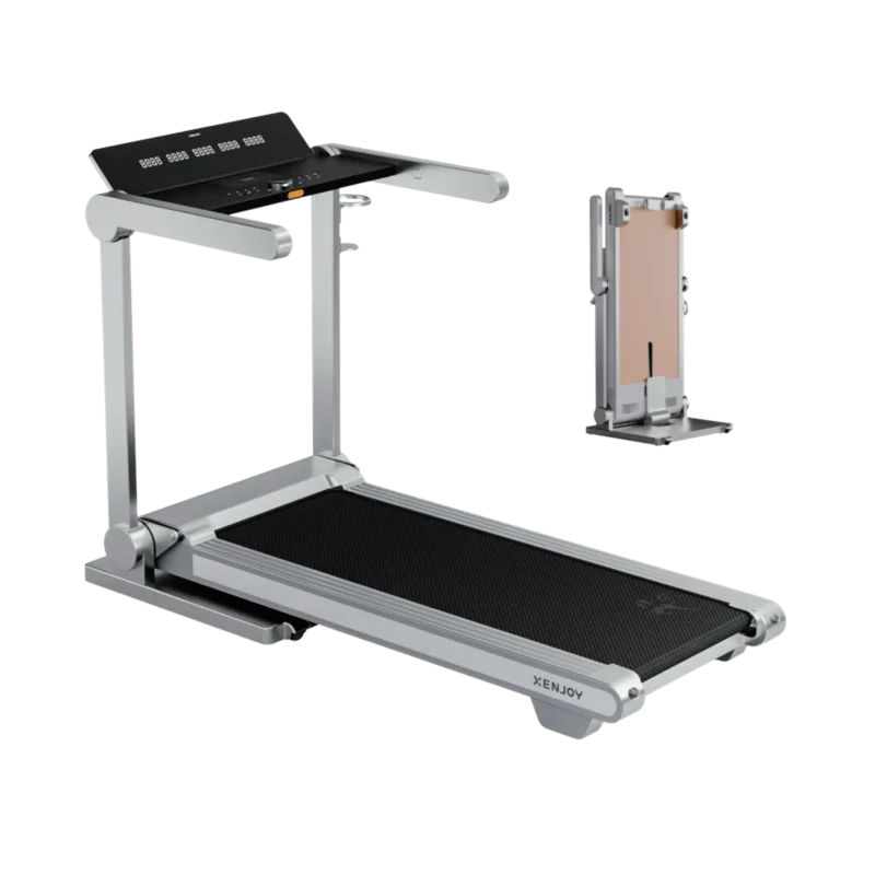 XJ‑XT11 treadmill UAE voice-controlled metallic paint leather fitness machine