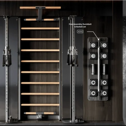 Dumbbell Bench Black UAE with 0.5 kg and 1 kg weights for strength training