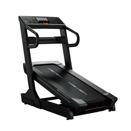 XT55 Marathon Treadmill UAE walnut frame black panels smart display incline Bluetooth