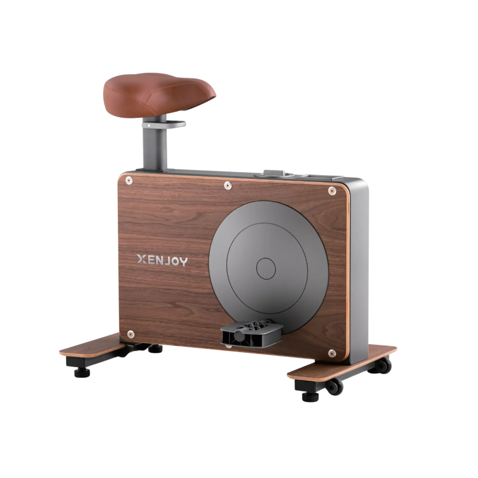 XS30B2 Walnut Exercise Bike UAE magnetic resistance manual dial cardio home gym