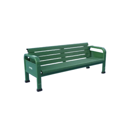 TP-068 Aluminum Alloy Player Rest Chair, aluminum tennis court chair, forest green player bench, sports court seating with canopy