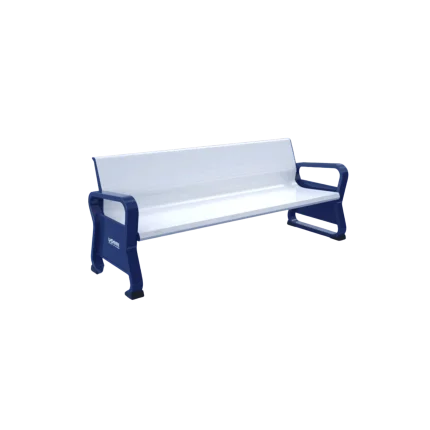 TP-505 Aluminum Alloy Rest Chair, royal blue and white sports chair, aerospace-grade aluminum rest chair, professional tennis court seating, ergonomic aluminum rest chair
